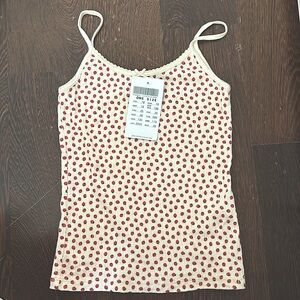 Brandy Melville Skylar strawberry tank